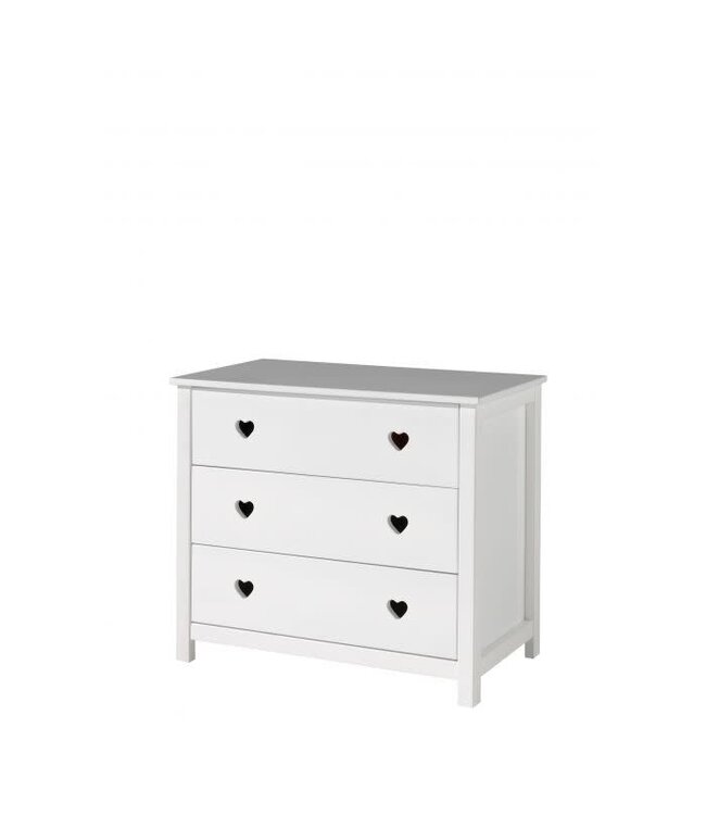 VIPACK VIPACK - AMORI KOMMODE 3 LADEN WIT