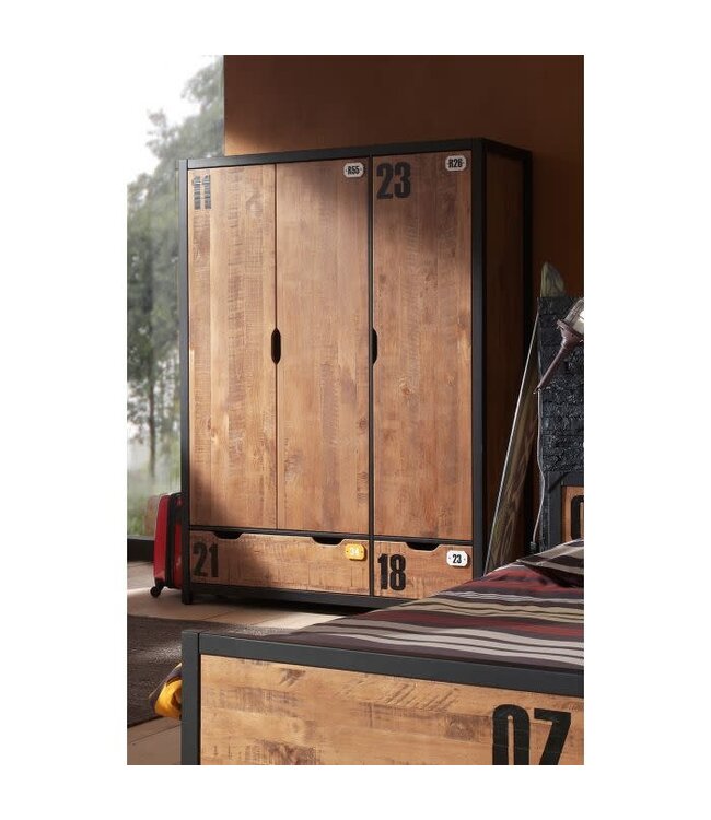 VIPACK VIPACK - ALEX 3 DEURS KLEERKAST