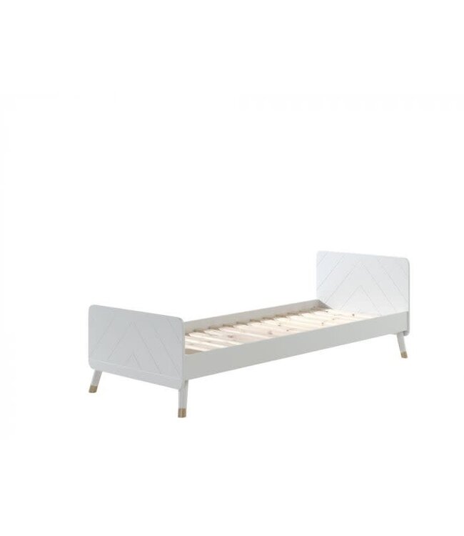 VIPACK VIPACK - BILLY BED SATIN WHITE  90x200 CM