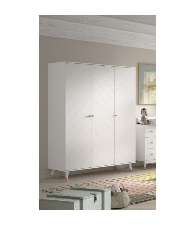 JAXX Jaxx - Billy 3 Deurskast Wit