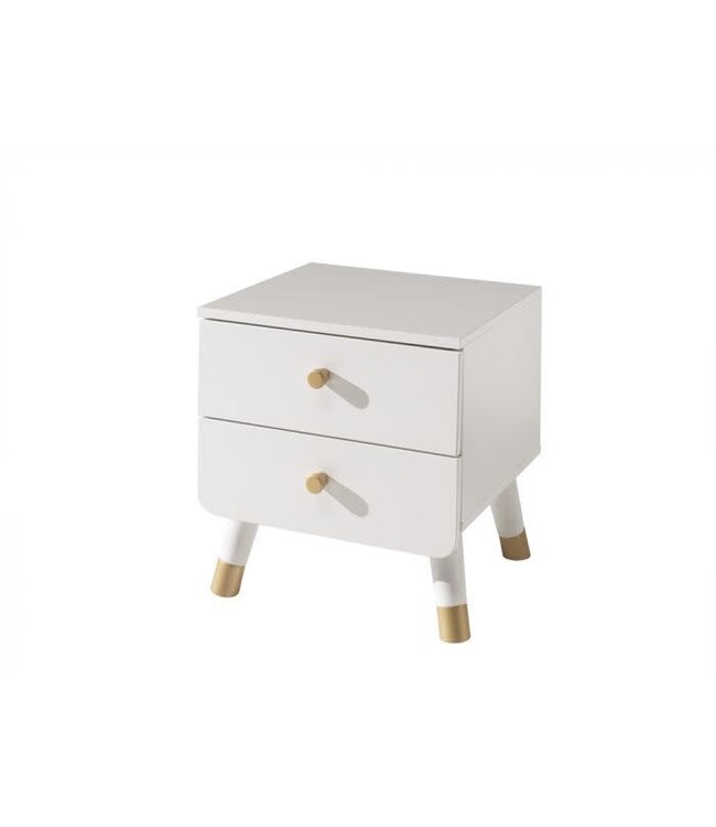 VIPACK VIPACK - BILLY NACHTTAFEL SATIN WHITE