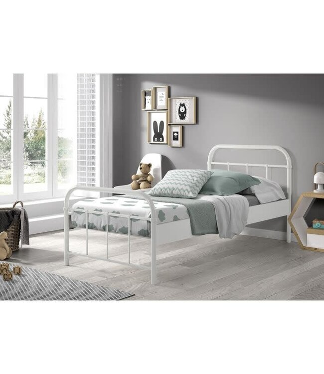 VIPACK VIPACK - BOSTON BED 90X200 CM WIT