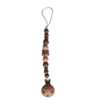 Chewies & More Chewies & More - CLIP SILICONE BEAR BROWN