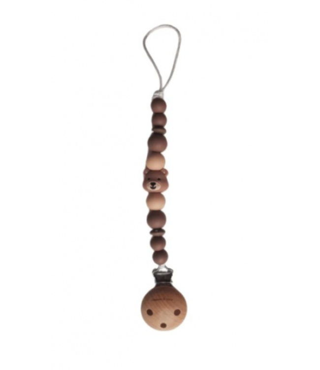 Pericles Pericles - Clip Silicone Bear Brown