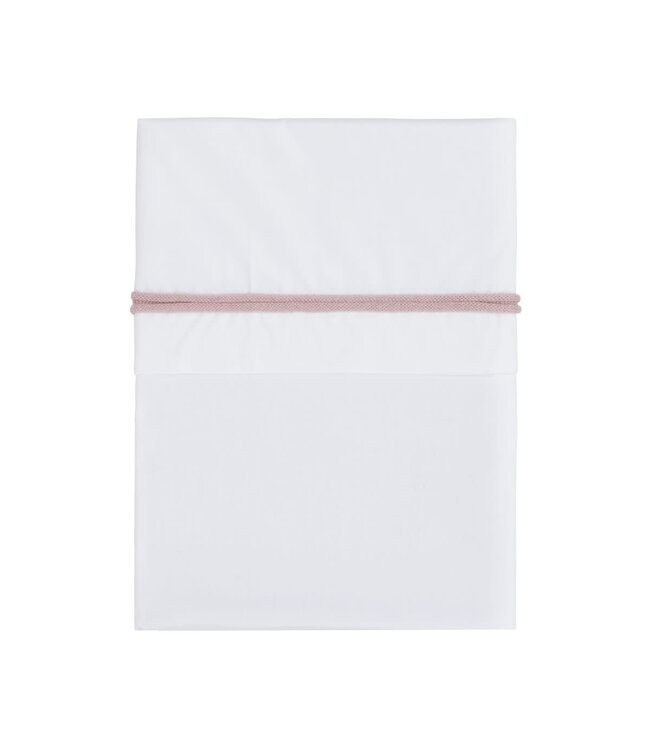 Baby's Only Baby's Only - Wieglaken gebreide bies oud roze/wit