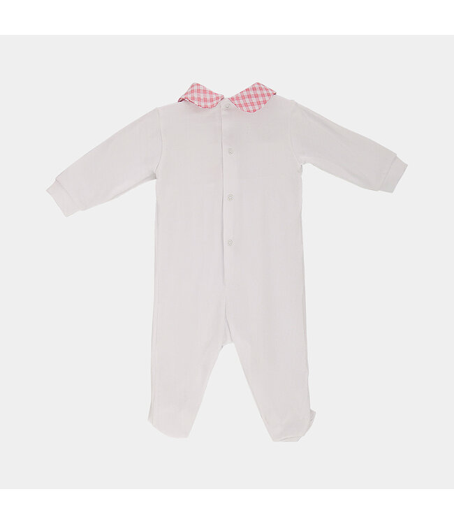 Lalalu Lalalu - Babypakje Jersey - wit/roze