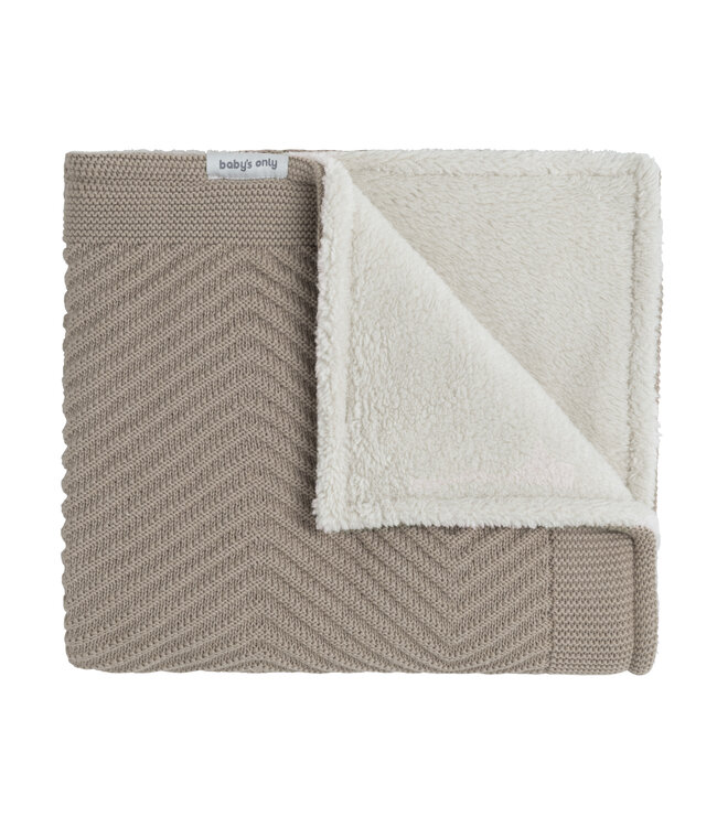 Baby's Only Baby's Only - Wiegdeken teddy Grace beige