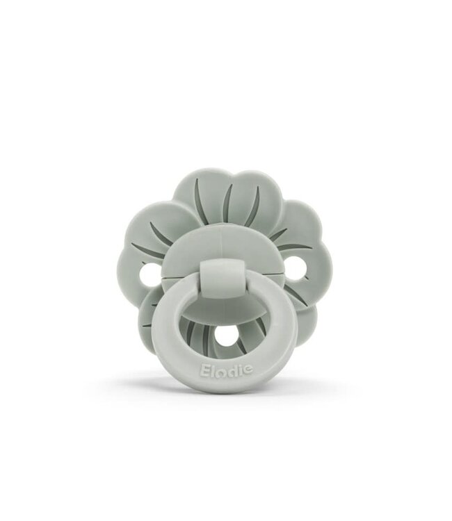 Elodie Elodie - Binky Bloom 3m+ Silicone  Mineral Green