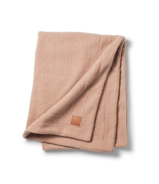 Elodie Elodie - Pearl Velvet baby deken  Pink Bouclé