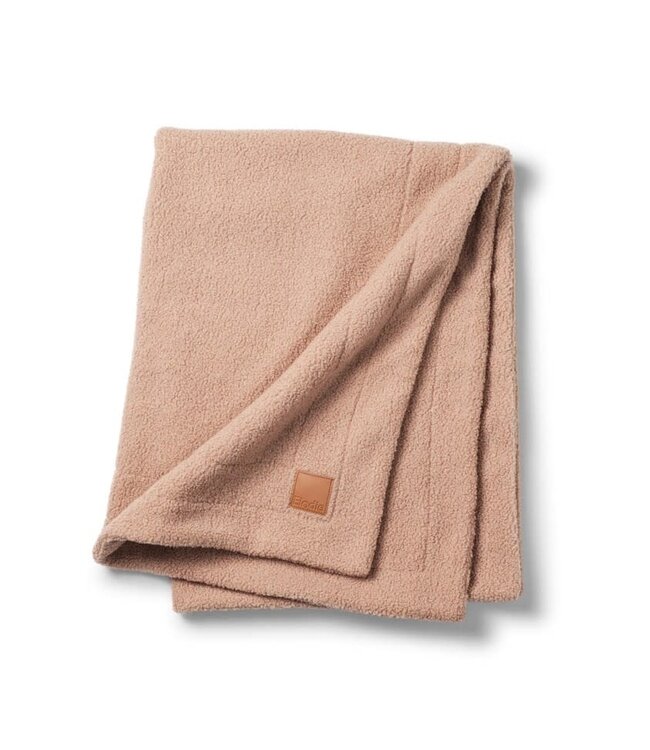 Elodie Elodie - Pearl Velvet baby deken  Pink Bouclé