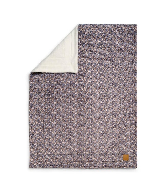 Elodie Elodie - Pearl Velvet baby deken  Blue Garden