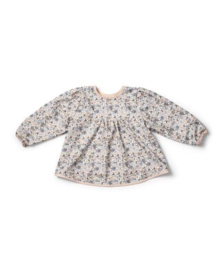 Elodie Elodie - Slabbetje met lange mouwen  Blue Garden Light