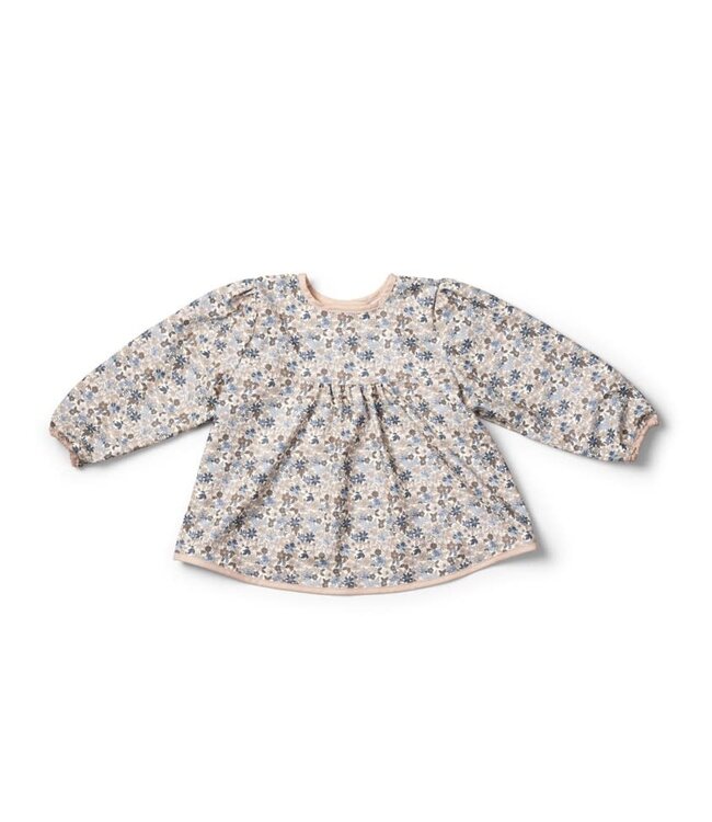 Elodie Elodie - Slabbetje met lange mouwen  Blue Garden Light