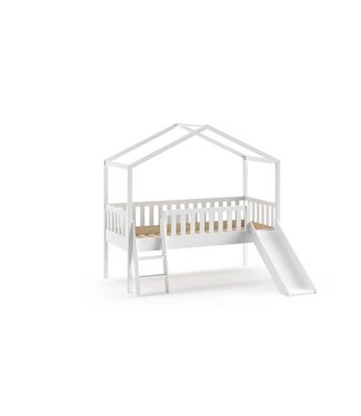 VIPACK VIPACK - DALLAS HUISBED LADDER+GLIJBAAN WIT