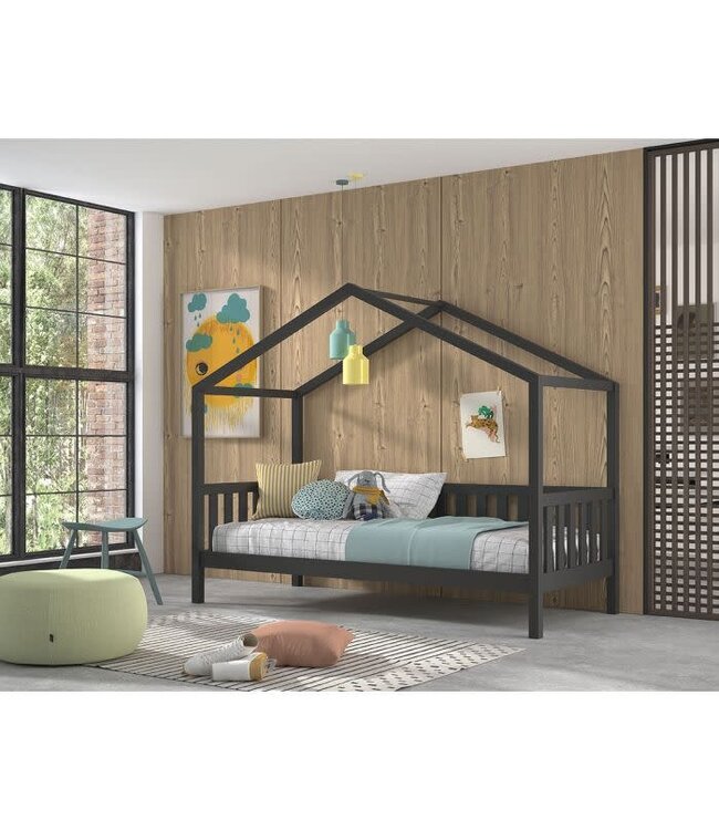 VIPACK VIPACK - DALLAS BED MH 90x200 ANTRACIET