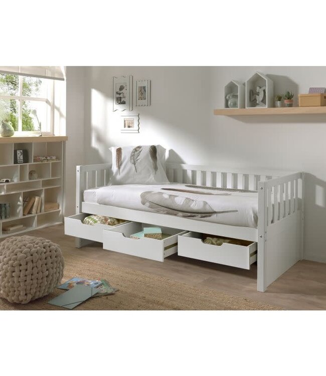 VIPACK VIPACK - FRITZ KAJUITBED MET LADEN WHITE