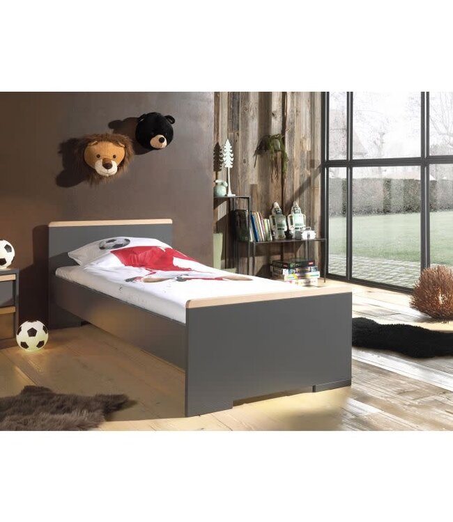 VIPACK VIPACK - LONDON BED ANTRACIET