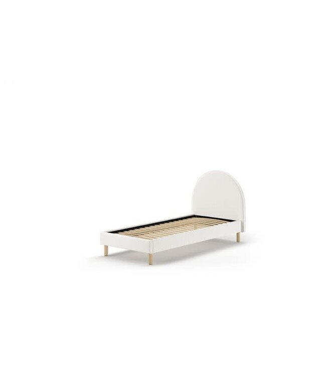 VIPACK VIPACK - MOON BED 90x200 BOUCLE WIT