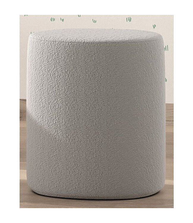 VIPACK VIPACK - MOON POEF BOUCLE GRIJS