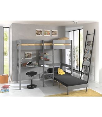 VIPACK VIPACK - HOOGSLAPER MET ZETELBED GRIJS