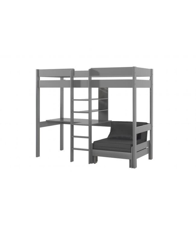 VIPACK VIPACK - HOOGSLAPER MET ZETELBED GRIJS