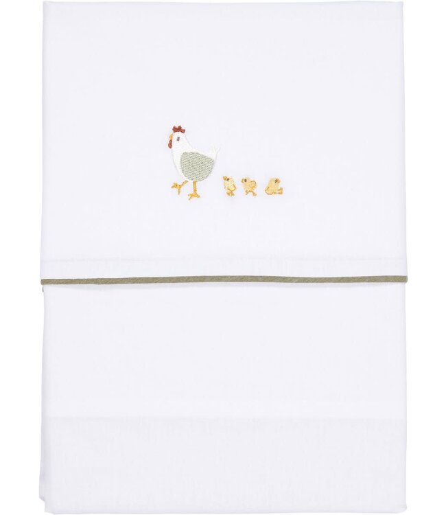 Little Dutch Little Dutch - Wieglaken Little Farm geborduurd