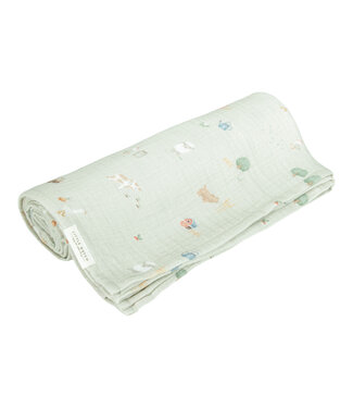 Little Dutch Little Dutch - Swaddle doek hydrofiel 120 x 120 Little Farm