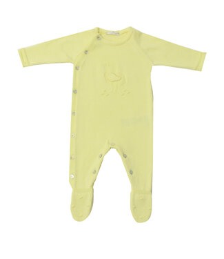 Dr. Kid Dr Kid - Babypakje knitted - Geel