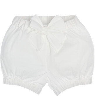 Malvi Malvi - Stretch drill bubble short - White