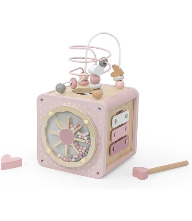 Label Label Label Label - Activity Cube - Pink