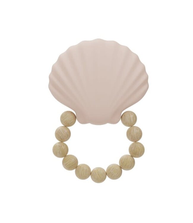 Label Label Label Label - Silicone - Teether - Shell -  Pink