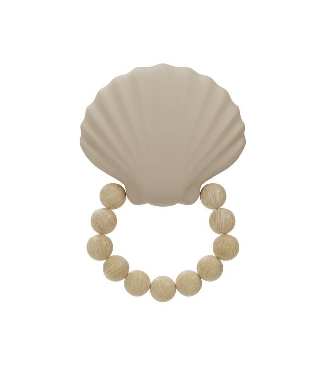 Label Label Label Label - Silicone - Teether - Shell -  Nougat