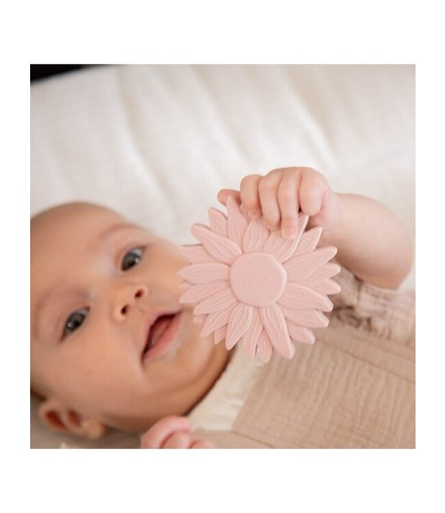 Label Label Label Label - Silicone - Teether - Sunflower - Pink