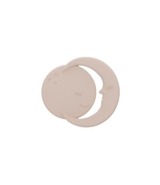 Label Label Label Label - Silicone - Teether - Moon - Pink