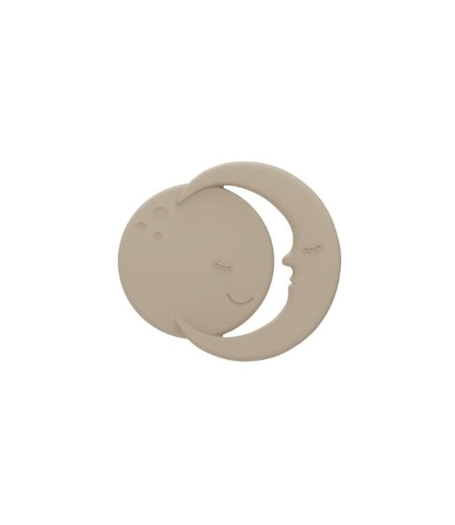 Label Label Label Label - Silicone - Teether - Moon - Nougat