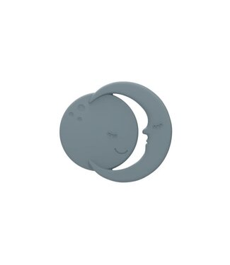 Label Label Label Label - Silicone - Teether - Moon - Blue