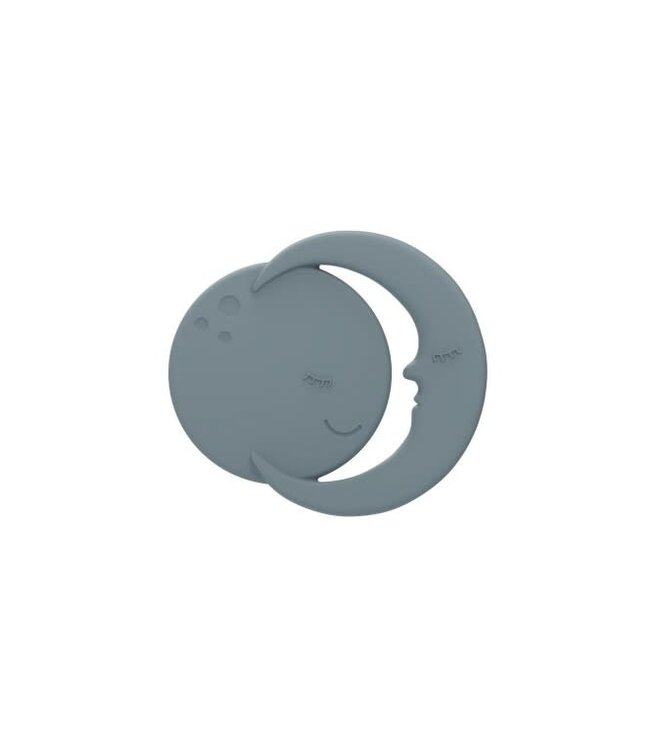 Label Label Label Label - Silicone - Teether - Moon - Blue