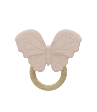 Label Label Label Label - Silicone - Teether - Butterfly - Pink