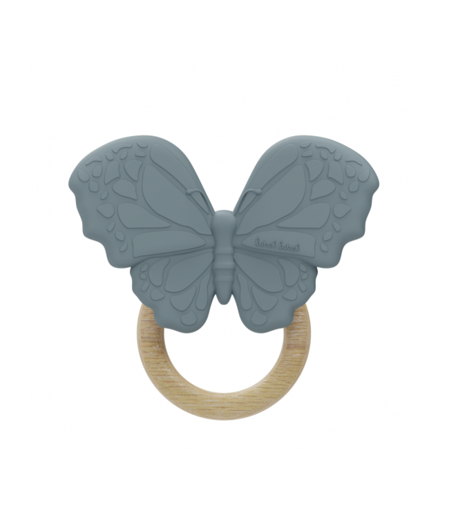 Label Label Label Label - Silicone - Teether - Butterfly - Blue