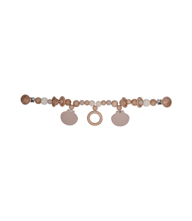 Label Label Label Label - Silicone - Stroller Chain - Shell - Nougat