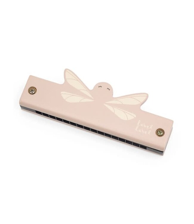 Label Label Label Label - Wooden Harmonica - Pink