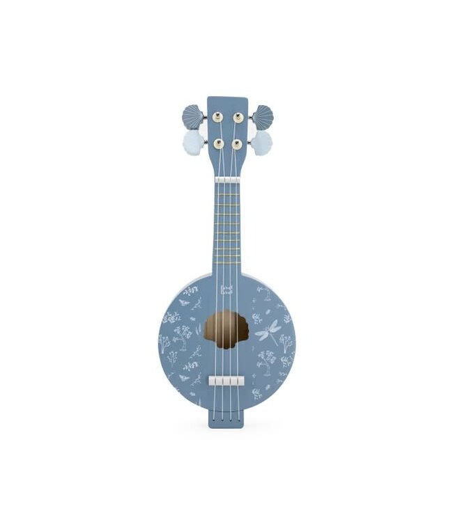 Label Label Label Label - Wooden Banjo - Blue