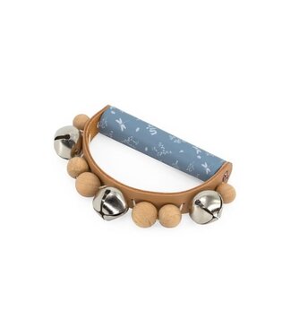 Label Label Label Label - Wooden Rattle - Blue