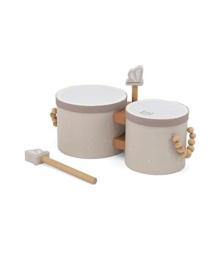 Label Label Label Label - Wooden Bongos - Nougat