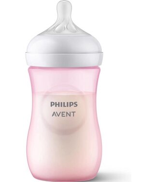 Philips-Avent Philips-Avent - Natural 3.0 zuigfles 260 ml Roze