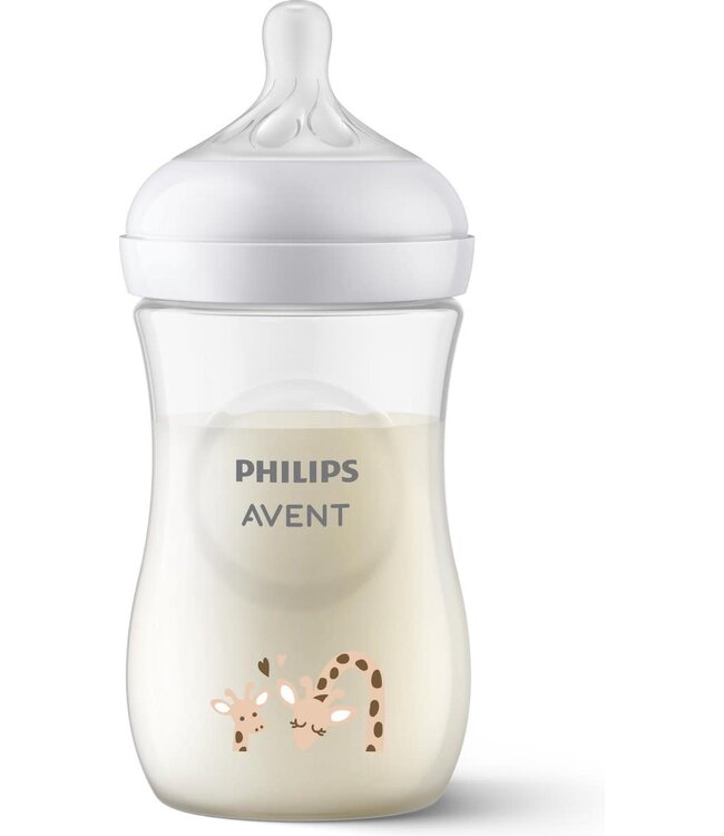 Philips-Avent Philips-Avent - Natural 3.0 zuigfles 260 ml Giraf