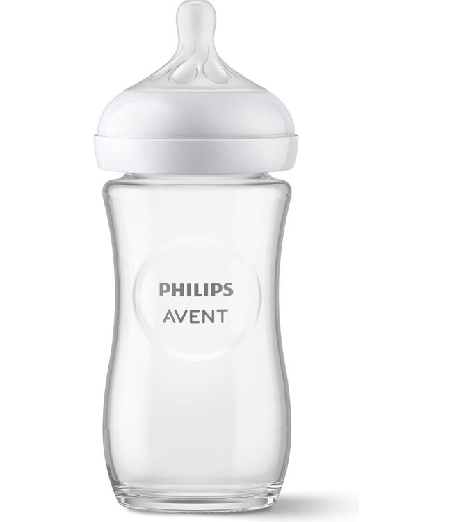 Philips-Avent Philips-Avent - Natural 3.0 zuigfles 240 ml Glas