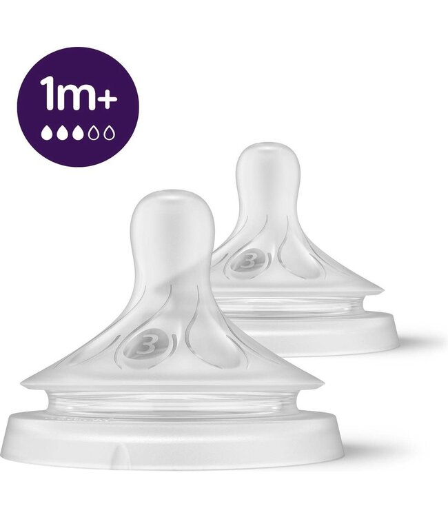 Philips-Avent Philips-Avent - Natural 3.0 zuigspeen  1m+ - T3