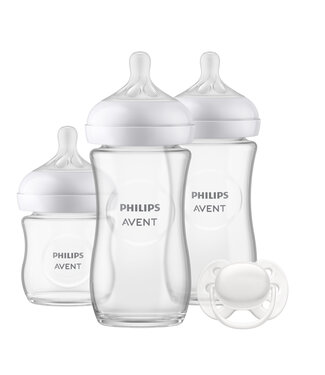 Philips-Avent - Natural 3.0 starterset 3x fles Glas