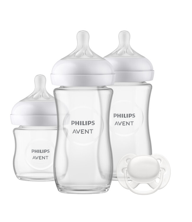 Philips-Avent Philips-Avent - Natural 3.0 starterset 3x fles Glas